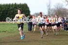 Jack Crabtree (Surrey) leads the under-17 mens Inter Counties Cross Country, Cofton Park, Birmingham. Photo: David T. Hewitson/Sports for All Pics